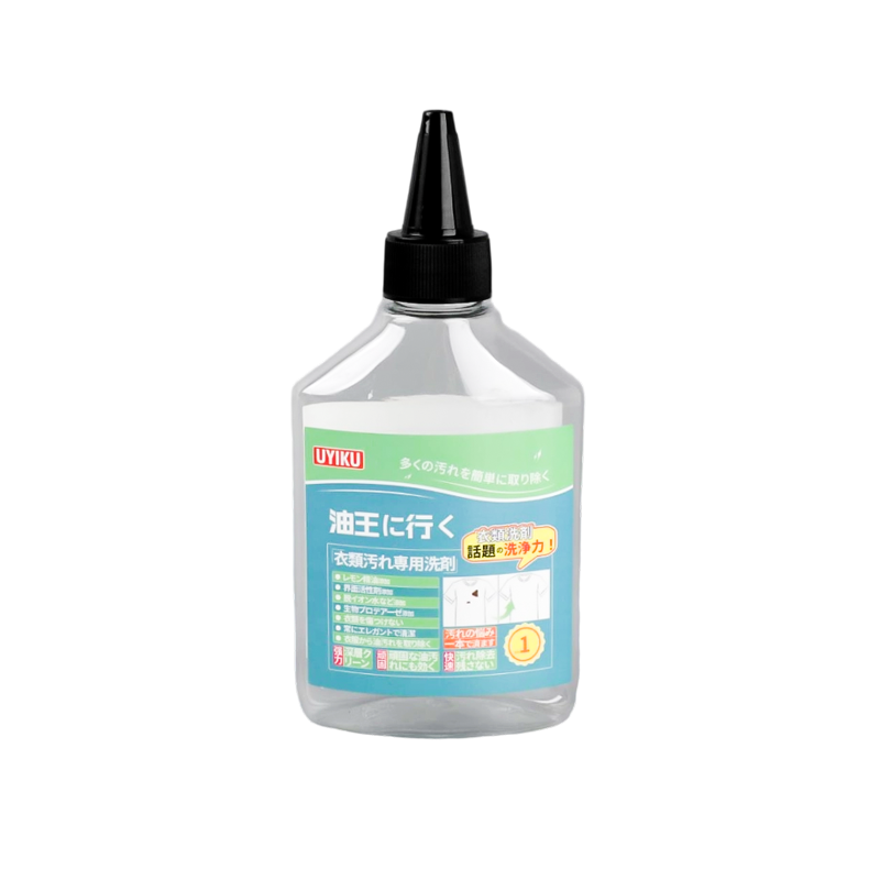 300ml transparent visible laundry detergent PET bottle