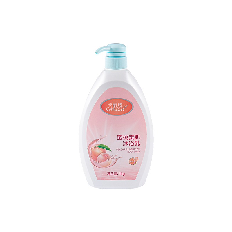 1000ml safety impact resistant shower gel PE bottle